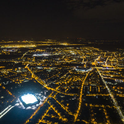 Nocna panorama Gliwic
